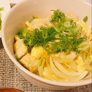 サラダチキン♡ヘルシー親子丼♡ダイエットメニュー♡